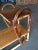 Wood Restored Rattan Tear Drop Rattan Table W/ Mahogany Tops For Sale - Image 7 of 10