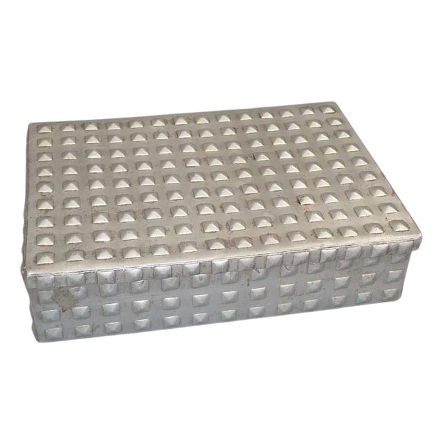 Art Noveau Aluminum Box by Josef Hoffmann For Sale