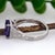 Metal 2.8cts Deluxe Tanzanite Ring W Diamond Accents in Solid 14k Gold | Em 9x7mm, Size 6.75 For Sale - Image 7 of 7