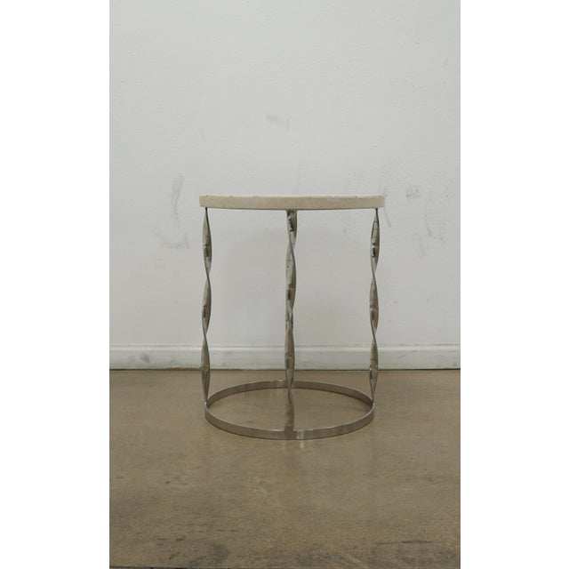 2020s Frontgate Sirao End Tables - Set of 2 For Sale - Image 5 of 12