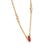 Contemporary Tiffany & Co Peretti 18k Gold Color by the Yard Ruby Diamond Necklace .50ct CNTR For Sale - Image 3 of 7