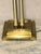 Brass Floor Lamp with Cream Fabric Shade from Unbekannt, 1970s For Sale - Image 6 of 9