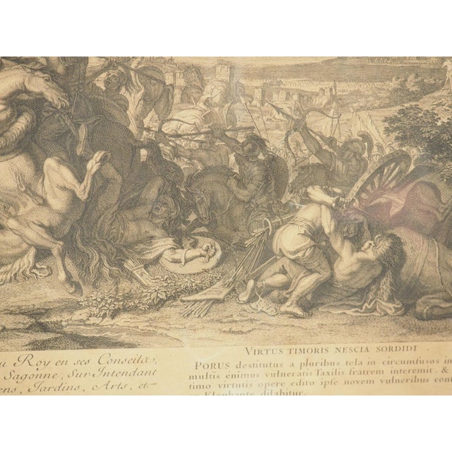 Late 18th Century French Lithograph in Giltwood Frame, After Charles Le Brun For Sale - Image 16 of 18