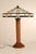 Late 20th Century Stickley Mission Collection Table Lamp With Leaded Glass Shade For Sale - Image 13 of 18