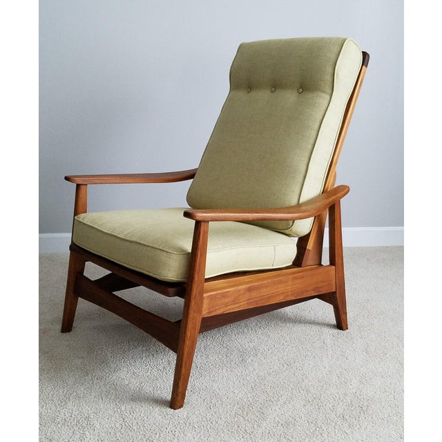 Danish Modern Platform Rocker/Lounge Chair Milo Baughman Style Chairish