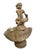 Camel Vintage Classical Cast Stone Cherub on Dolphin Garden Fountain For Sale - Image 8 of 12