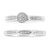 Introducing our exquisite .925 Sterling Silver Bridal Set Ring and Band, a true testament to elegance and beauty. This...
