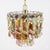 1960s Unique Italian Iridescent Murano Glass Chandelier by Vistosi For Sale - Image 6 of 8
