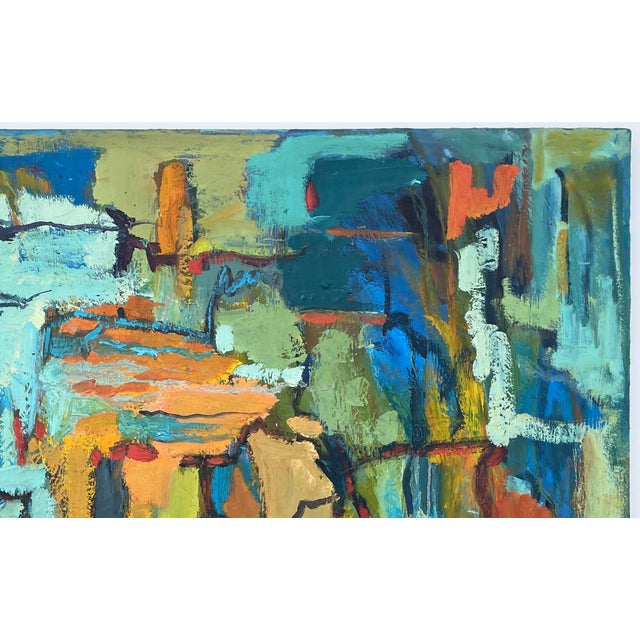 Contemporary 1980s Abstract Expressionist Painting #2 by Hannah Dalbey - For Sale - Image 3 of 7
