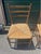 Gio Ponti 1970s Pair of Gio Ponti for Gerdau Ladder Back Chairs For Sale - Image 4 of 6