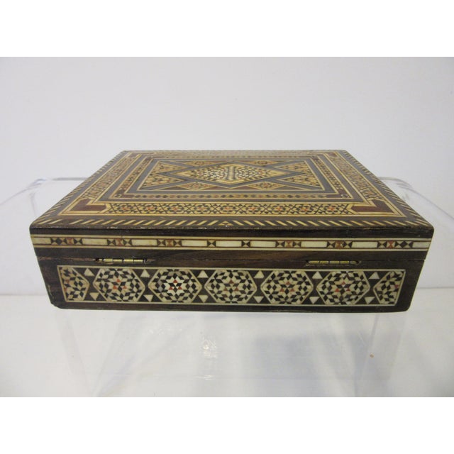 Micro Mosaic Jewelry Box Syrian Mid Eastern Chairish