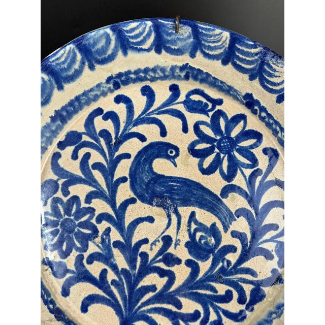 Spanish Fajalauza Bowl in Hand-Painted Blue and White Pottery from Lebrillo For Sale - Image 4 of 16