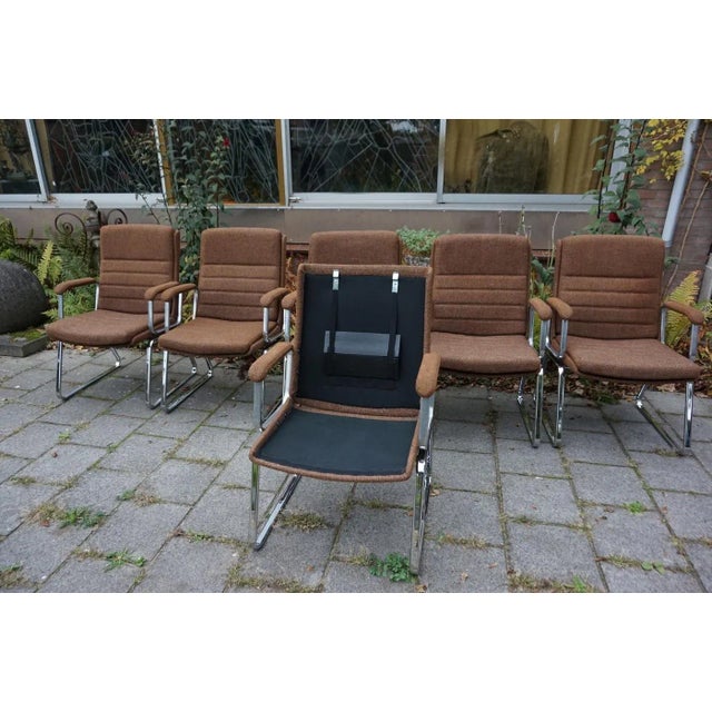 Vintage Conference Chairs from Drabert, 1970s, Set of 6 For Sale - Image 9 of 18