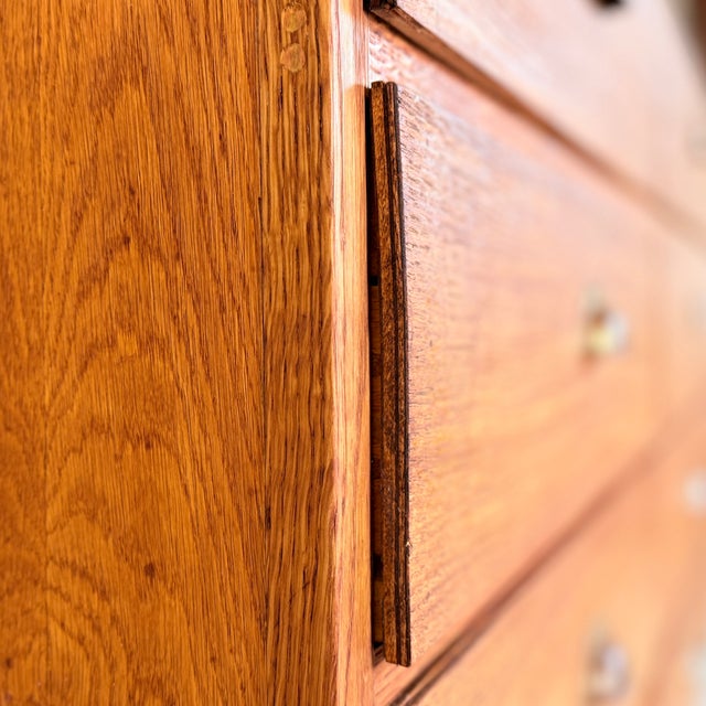 Vintage Oak Display Counter with 12 Drawers, 1960s For Sale - Image 14 of 18