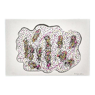 Reflexion Ink and Pencil on Paper by Maurizio Gracceva For Sale