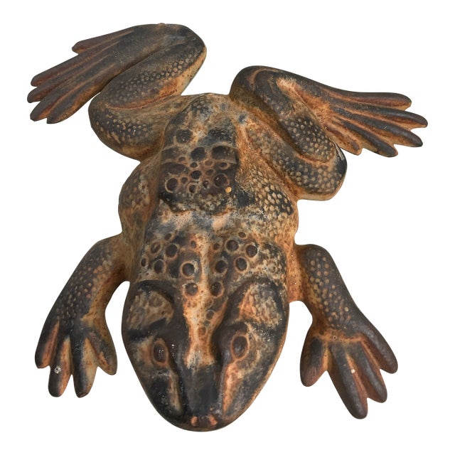 Virginia Metal Crafters Iron Frog For Sale