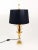 Hollywood Regency Gilt Brass and Glass Pineapple Leaf Table Lamp by Maison Charles, France, 1970s For Sale - Image 6 of 11