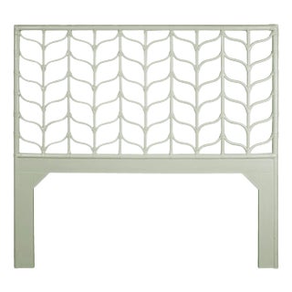 Ivy Headboard Queen, Celery Green For Sale