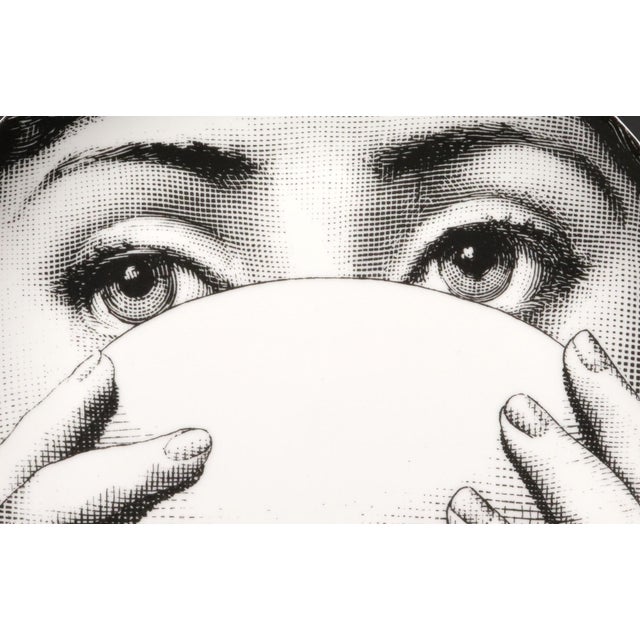 Atelier Fornasetti Fornasetti Porcelain Themes & Variation Plate, Pattern 191 For Sale - Image 4 of 8