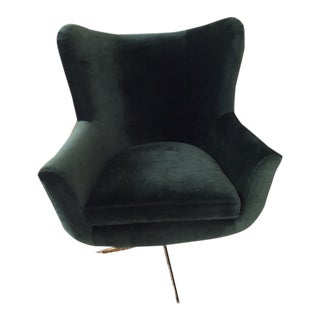 Modern Anthropologie Swivel Chair For Sale
