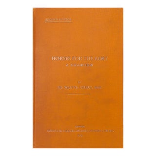 "Horses for the Army a Suggestion" 1913 Gilbey, Sir Walter Bart. For Sale