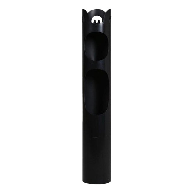 Vintage Coat Rack in Black Plastic by Enzo Mari for Danese Milano, 1968 For Sale