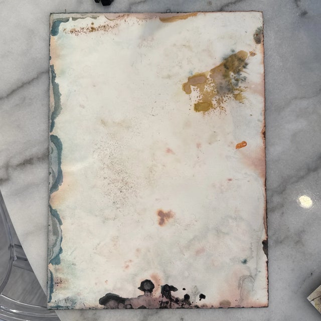 Phil Saxon, Figurative Art with Man in Hat, Original Painting on Paper For Sale In West Palm - Image 6 of 8