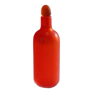 Paolo Venini Inciso Glass Bottle Manufactured by Venini 1990s