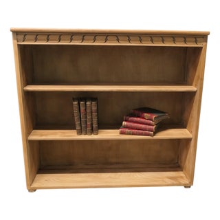 Mid-Century Elm Open Front Bookcase, 1960s For Sale