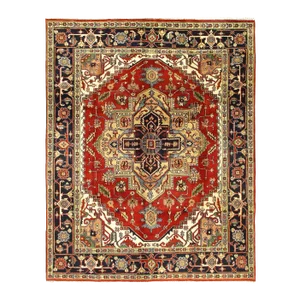 2020s Fine Hand Knotted Persian Serapi Design Rug