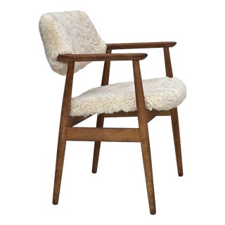 Danish Sheepskin Model 43 Armchair from Erik Kirkegaard, 1960s For Sale