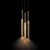 Metal Stav 1 Raw Brass Pendant Lamp by Johan Carpner for Konsthantverk For Sale - Image 7 of 8