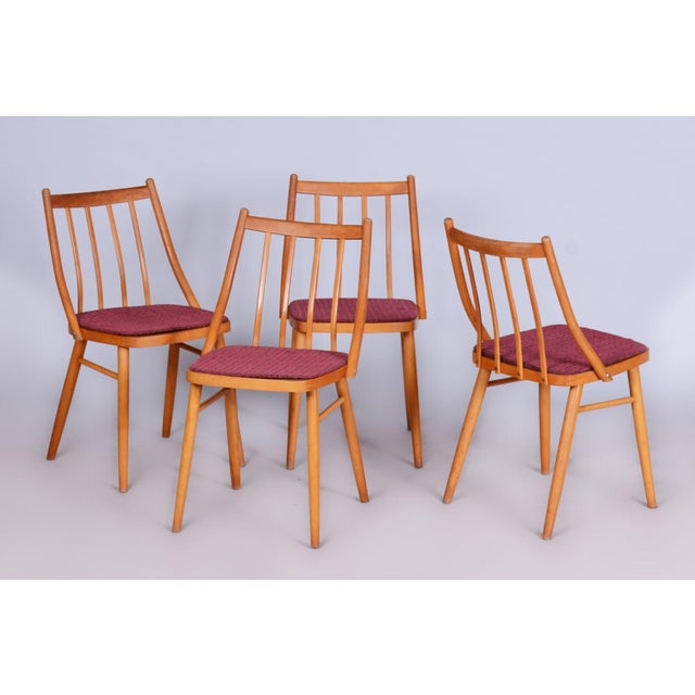 Mid-Century Modern Chairs by Antonín Šuman, 1960s, Set of 4 For Sale - Image 10 of 11