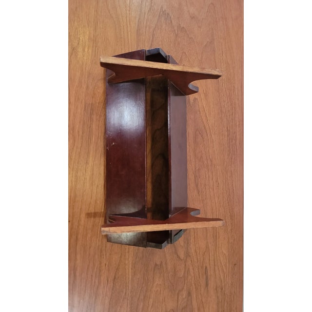 1900 - 1909 Antique 1900s Edwardian Inlaid Book Trough Disabled Soldiers & Sailors Lord Roberts Marked Metal Tag For Sale - Image 5 of 8