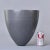2010s New Rina Menardi Large Cup Form Bowl or Vase in Graphite For Sale - Image 5 of 8