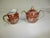 1960s Hand Painted Gold Imari Japanese Porcelain Tea Service, 3 Pc For Sale - Image 5 of 11