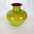 Murano overlay glass in lemon green and violet, mouth-blown I have official proof of authenticity such as vintage...