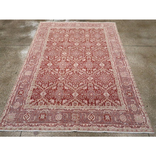 Galerie Shabab Collection Mid-20th Century Handmade Turkish Anatolian Accent Rug For Sale - Image 4 of 10
