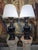 20th Century Art Deco Black Painted Metal Lamps with Chrome Handle, 1920, Set of 2 For Sale - Image 3 of 12