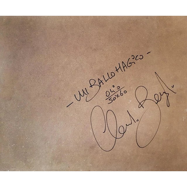 Un ballo magico (A Magic Dance) is an original oil painting on wooden panel realized by the contemporary Italian artist...