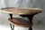 Brass Gallery Butler's Table, Mahogany Kidney Shape, French For Sale - Image 9 of 9