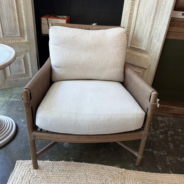 Bring style and character to your living space with this McGuire Bercut Lounge Chair. the McGuire Bercut Lounge Chair...
