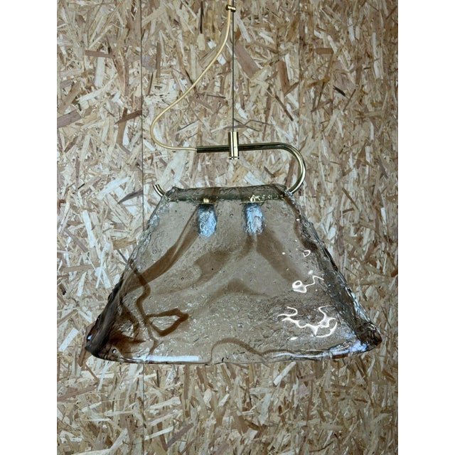 Mid-Century Murano Glass Ceiling Lamp from Mazzega Kalmar, 1960s For Sale - Image 9 of 13
