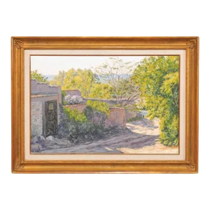 Santa Fe Homestead Oil Painting