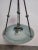 Vintage Green Glass Chandelier For Sale - Image 11 of 15