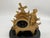 Antique French Gilt Spelter Mantel Clock Glass Dome Windmill Figural Victorian Clock C. 1880 For Sale - Image 6 of 10