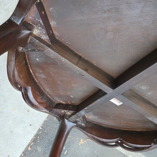 Christopher Guy Mahogany Side Table For Sale In Washington DC - Image 6 of 8