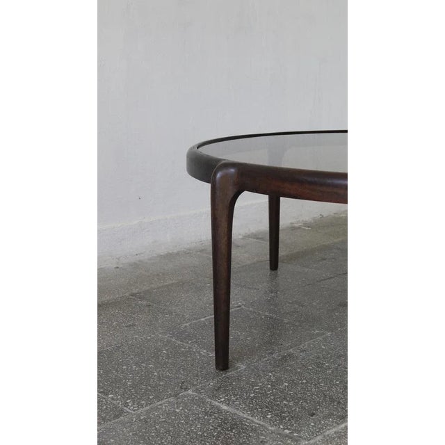 Large Mid-Century Coffee Table in Mahogany For Sale - Image 4 of 9