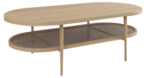 Aaram Coffee Table in Natural Ash by Kam Ce Kam