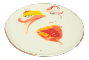 Sight - Original Hand-made Flat Ceramic Dish by A. Kurakina - 2019 2019